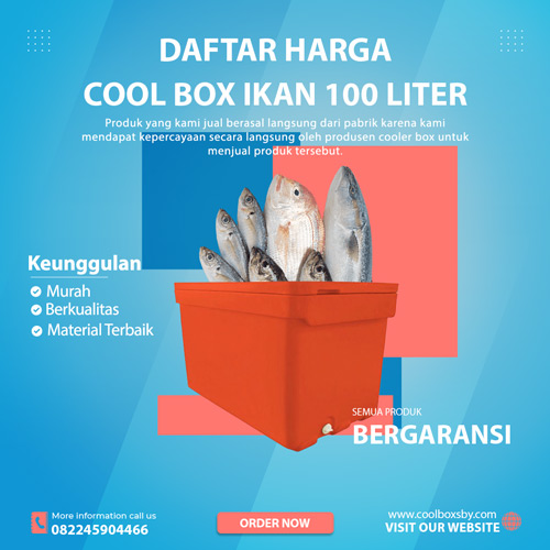 Daftar Harga Cool Box Ikan 100 Liter